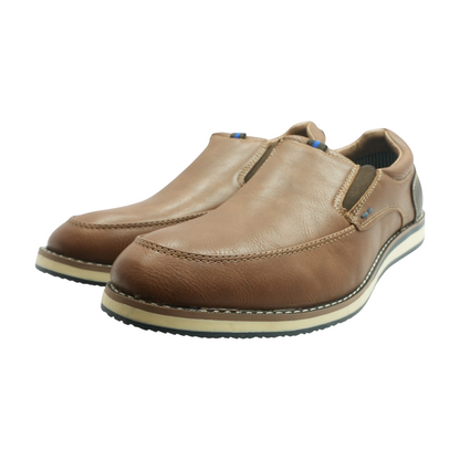 Brown Slip-On Dress Shoes