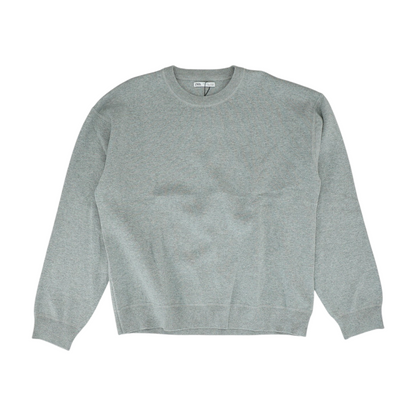 Gray Solid Pullover Sweater