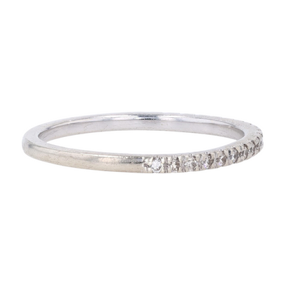 1/10 ctw 14K White Gold Diamond Band Ring