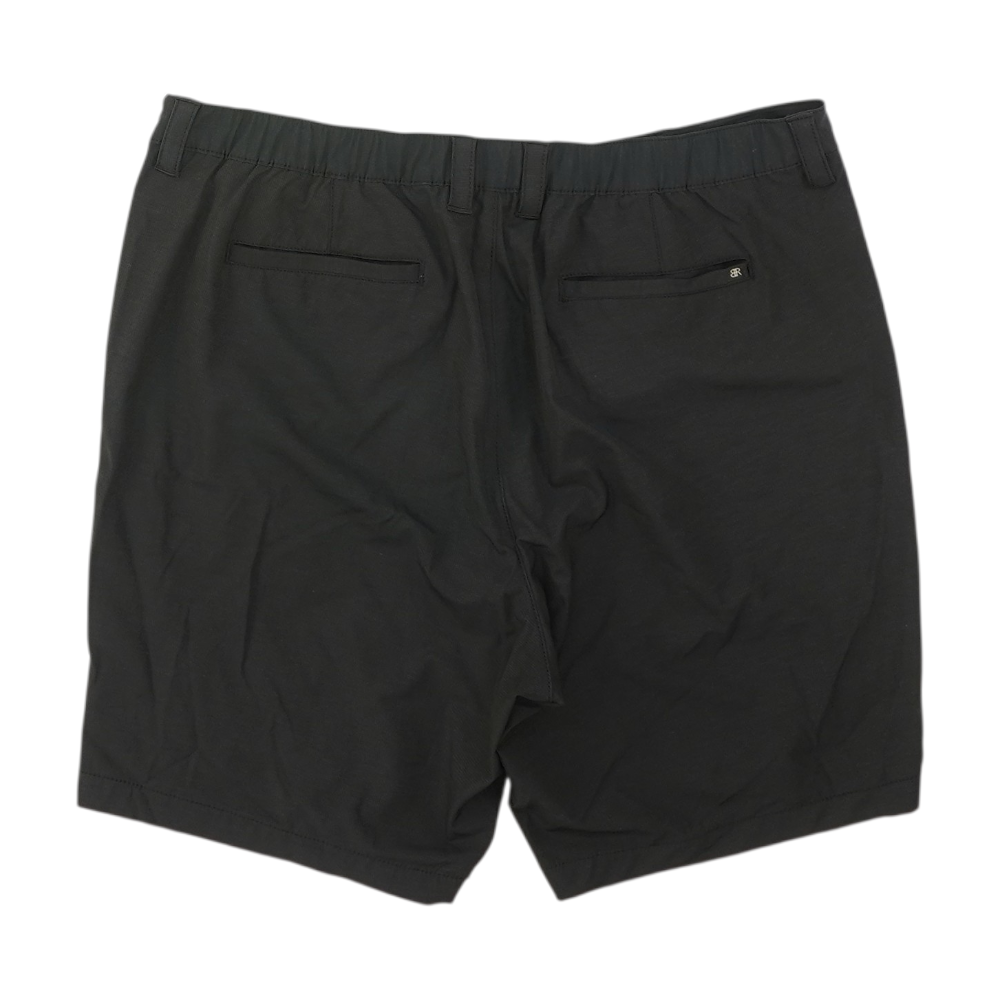 Black Striped Casual Shorts
