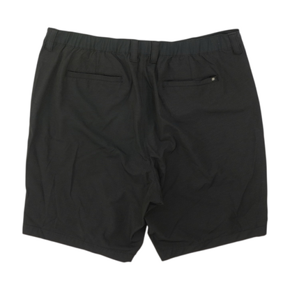 Black Striped Casual Shorts