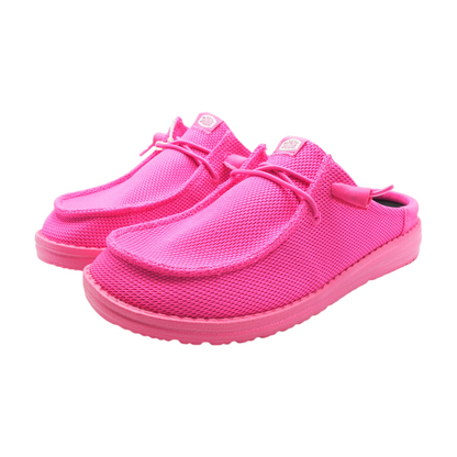 Neon Pink Flats