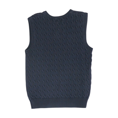 Navy Vest Sweater