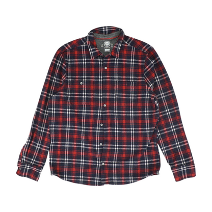Red Plaid Flannel Button Down