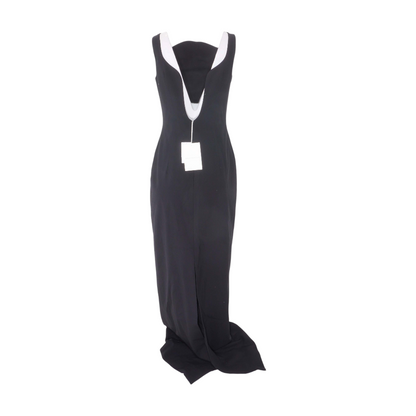 Black Summer Wool Lipa Dress
