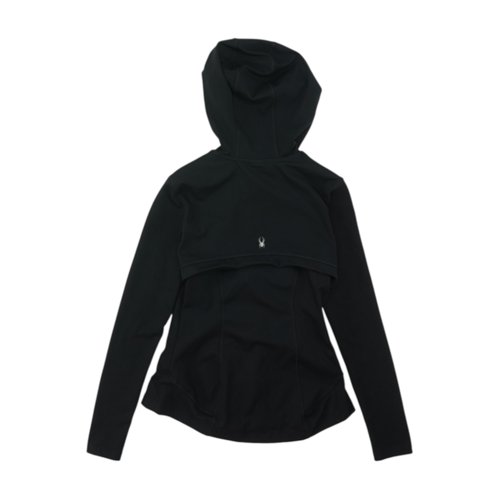Black Solid Active Jacket