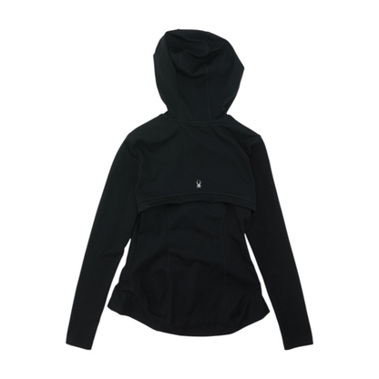 Black Solid Active Jacket