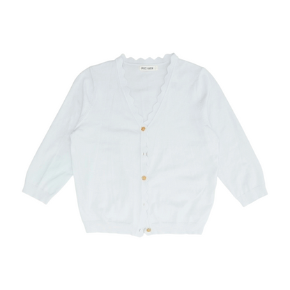 White Cardigan Sweater