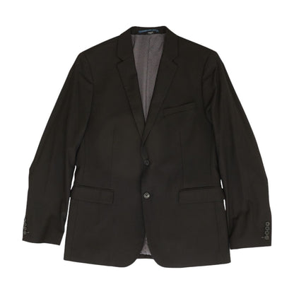 Black Solid Sport Coat