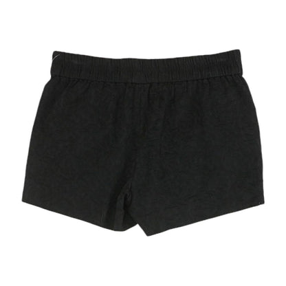 Black Solid Shorts