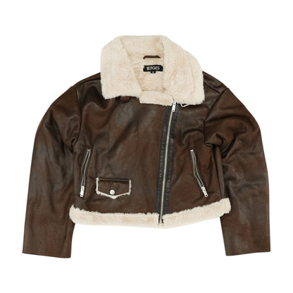 Brown Solid Jacket