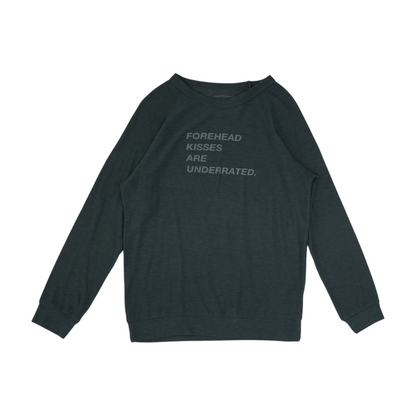 Blue Solid Sweatshirt Pullover