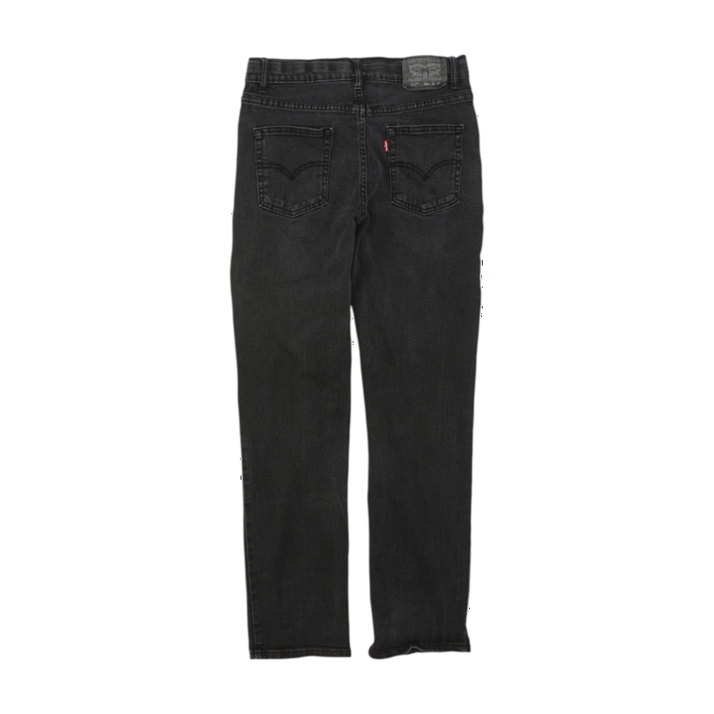 514 Black Plus Size Straight Jeans
