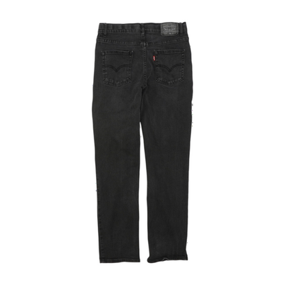 514 Black Plus Size Straight Jeans