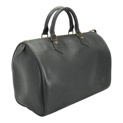 Speedy 30 Handbag In Black Epi Leather
