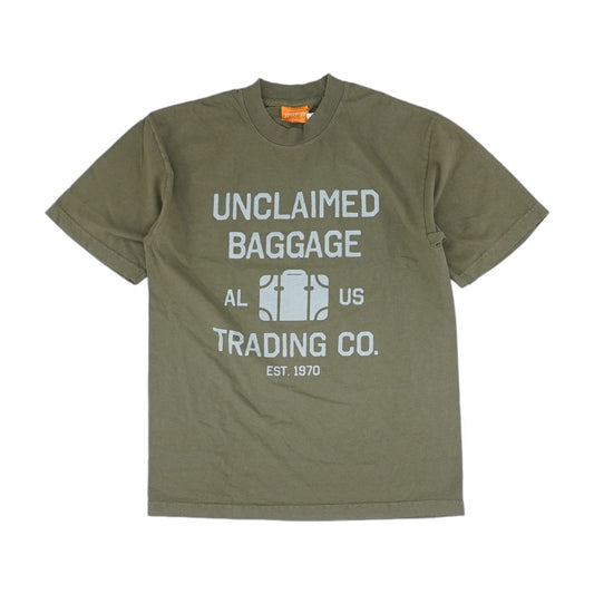 Olive Unclaimed Baggage Trading Co. T-Shirt – Image 1