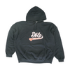 Black Plus Size Solid Hoodie Pullover