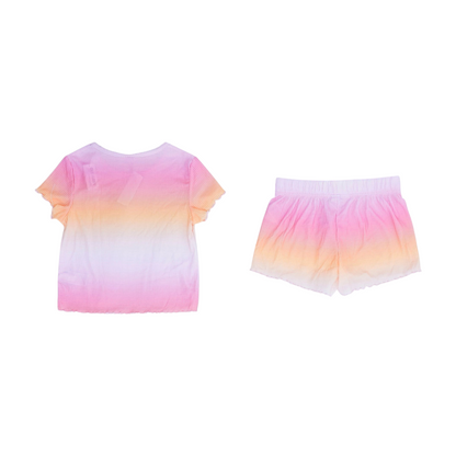 Pink Color Block Set