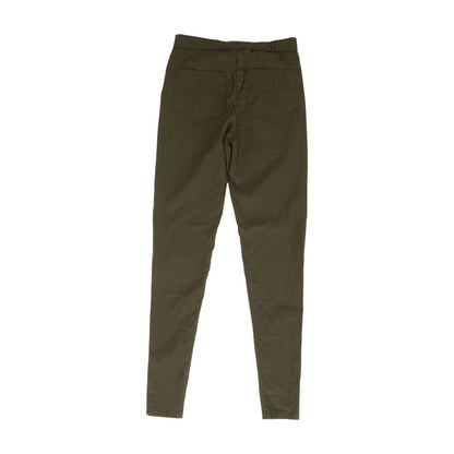 Green Solid Leggings