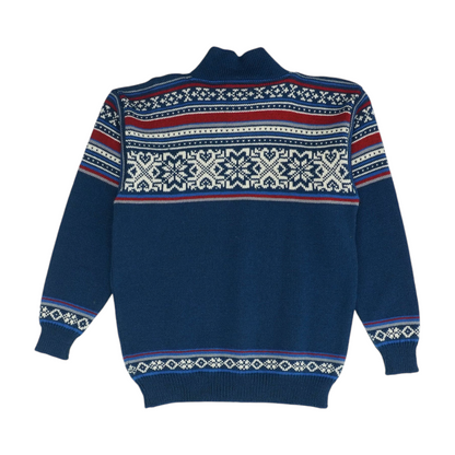 Blue Print 1/4 Zip Sweater