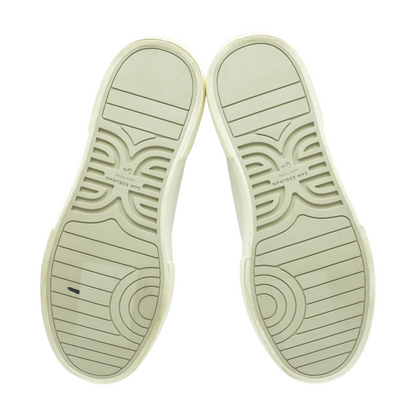 White Low-Top Athletic Shoes