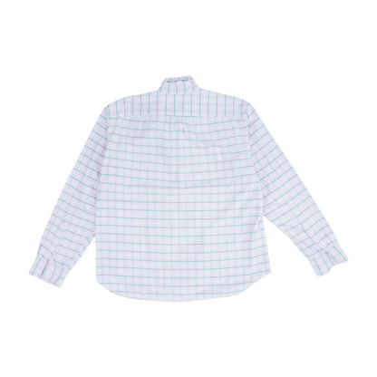 Pink Check Long Sleeve Button Down