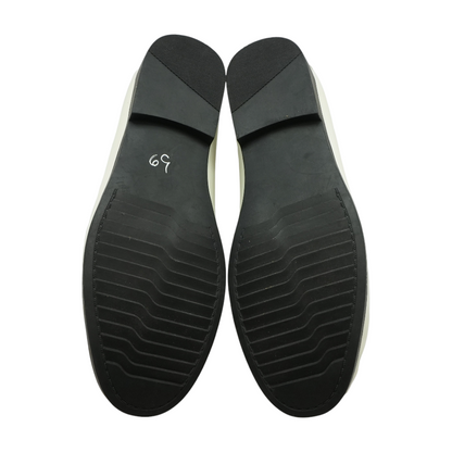 Ivory Slip-On Flats