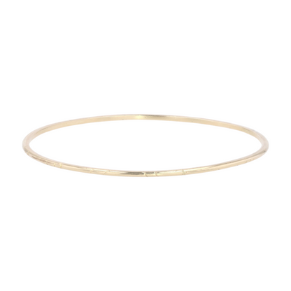 14K Yellow Gold Bangle Bracelet