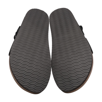 Black Flat Sandals