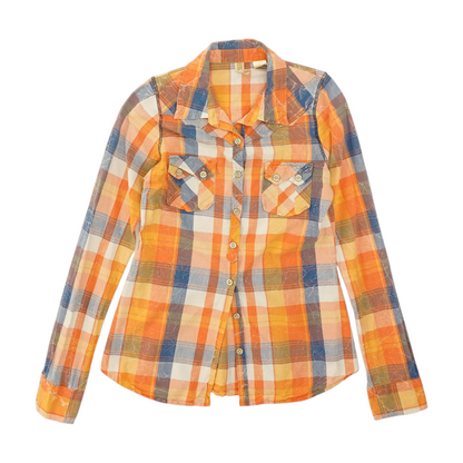 Multi Plaid Button Down