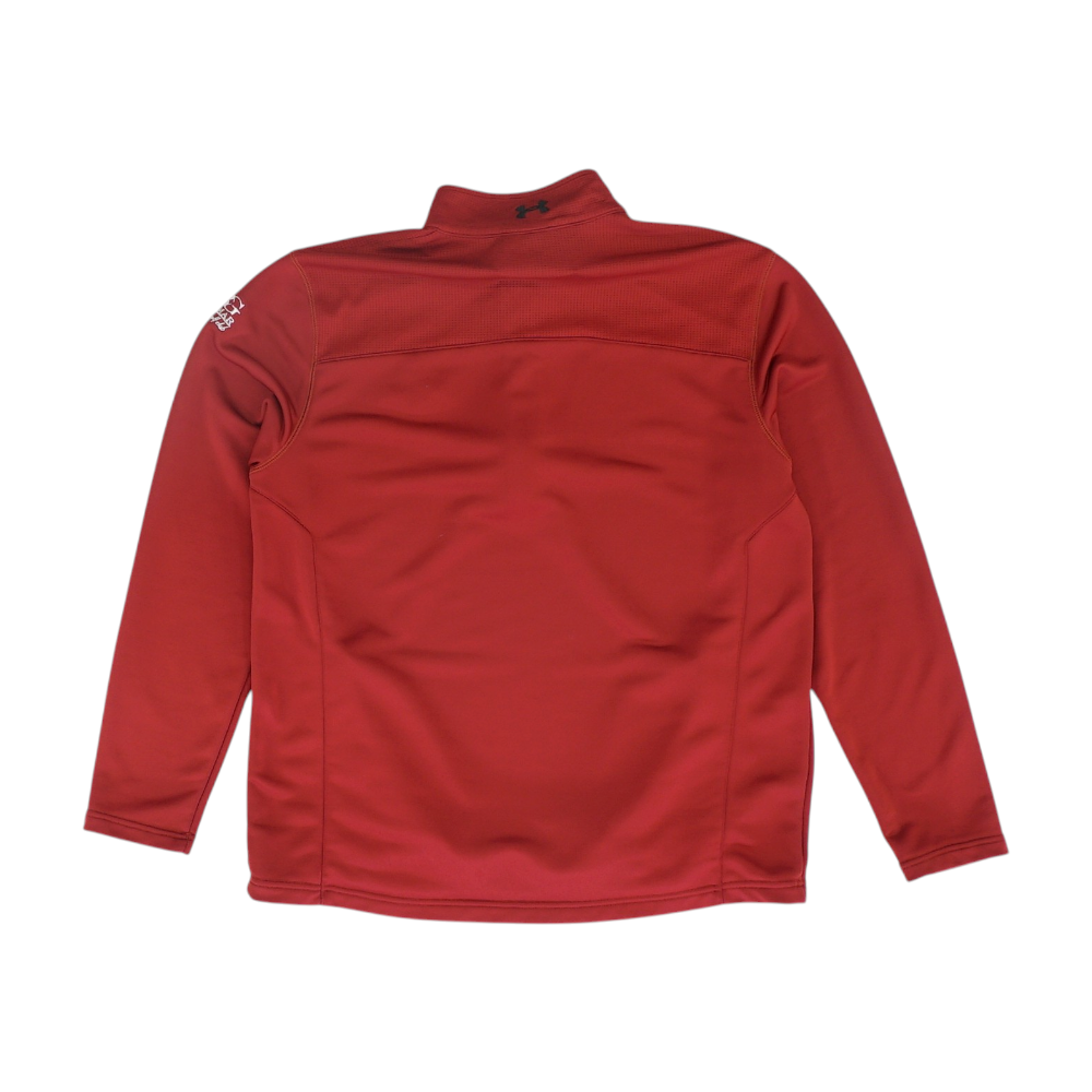 Red Oklahoma Sooners Solid 1/4 Zip Pullover