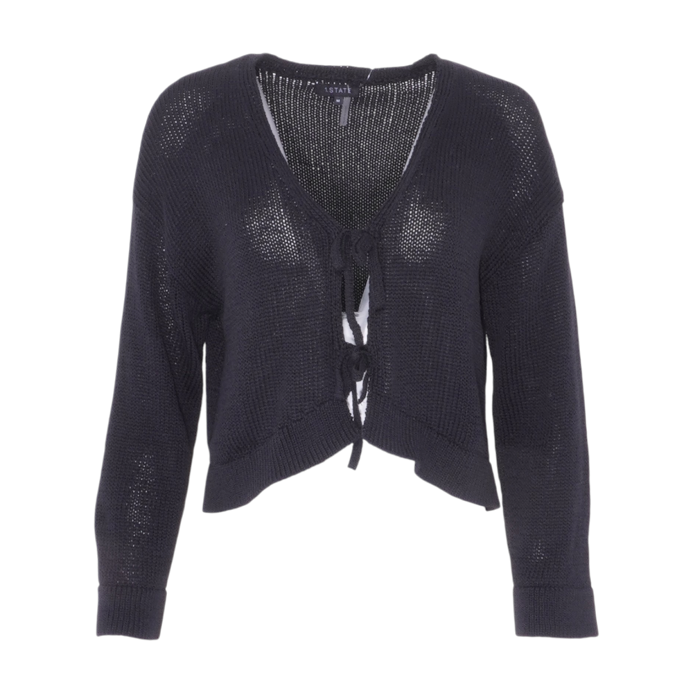Black Cardigan Sweater