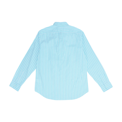 Blue Striped Long Sleeve Button Down