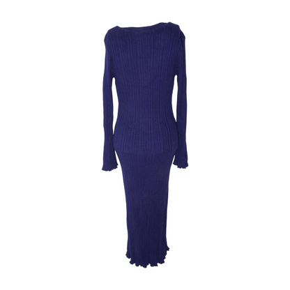 Navy Midi Dress