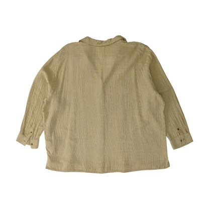Beige Button Down