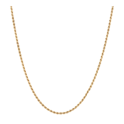 14K Yellow Gold Chain Necklace