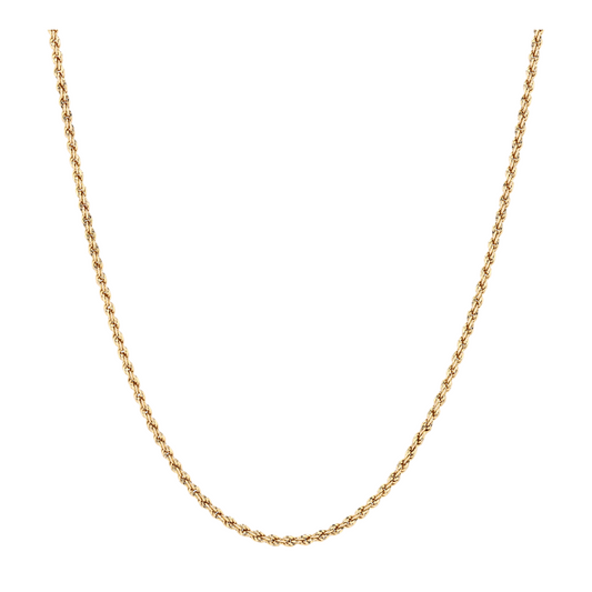 14K Yellow Gold Chain Necklace