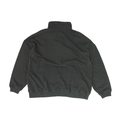 Gray Solid 1/4 Zip Pullover