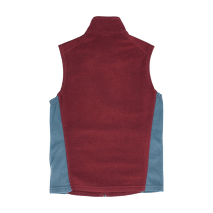 Maroon Color Block Active Vest
