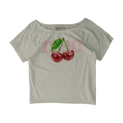 White Print T-Shirt