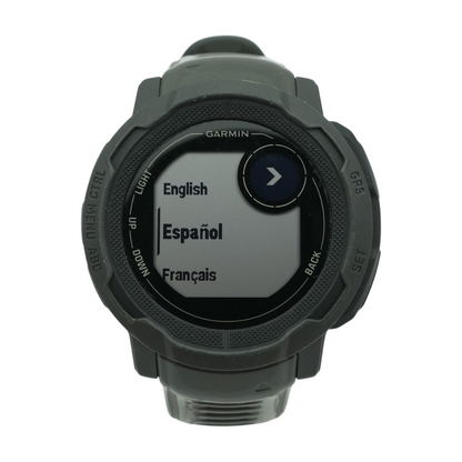 44mm Instinct 2 Black Smartwatch Black Band M/L