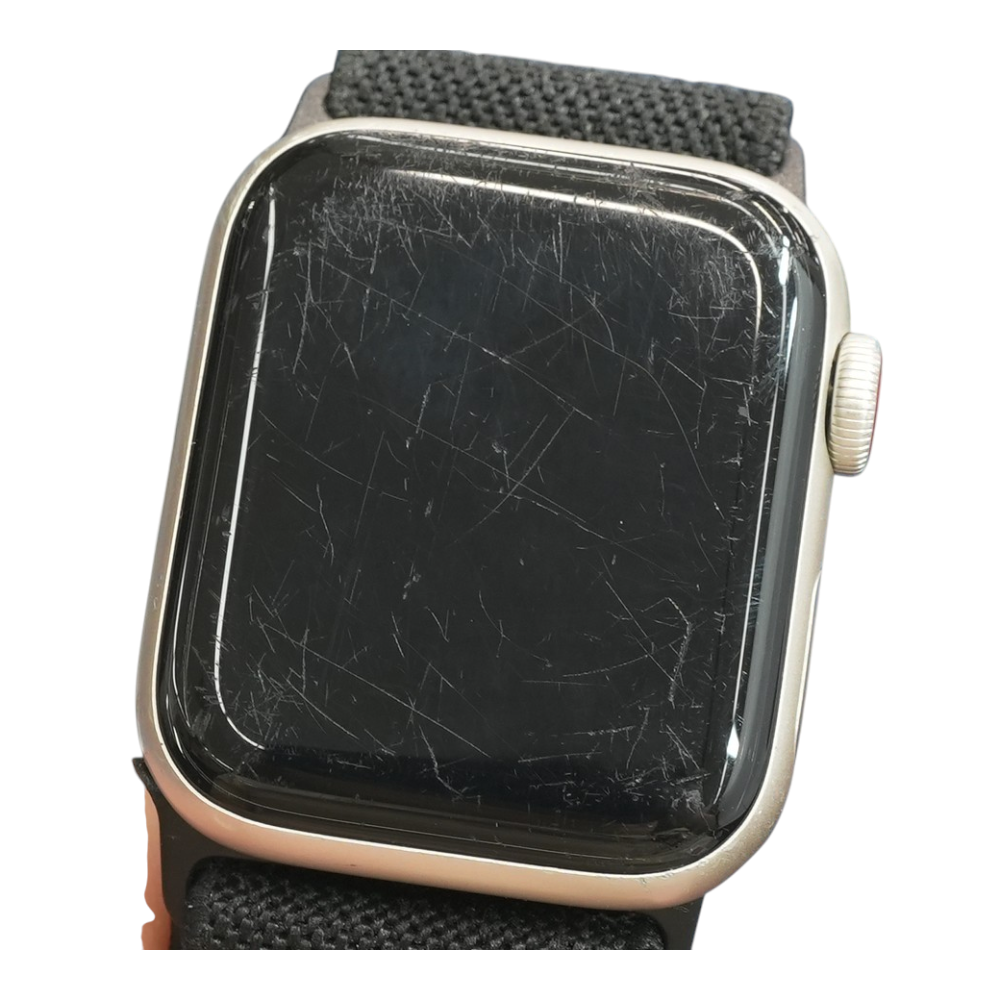 40mm Series SE 2 Silver Smartwatch Black Band Small
