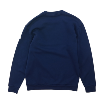 Navy Solid Sweatshirt Pullover