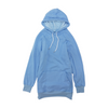 Blue Solid Hoodie Pullover