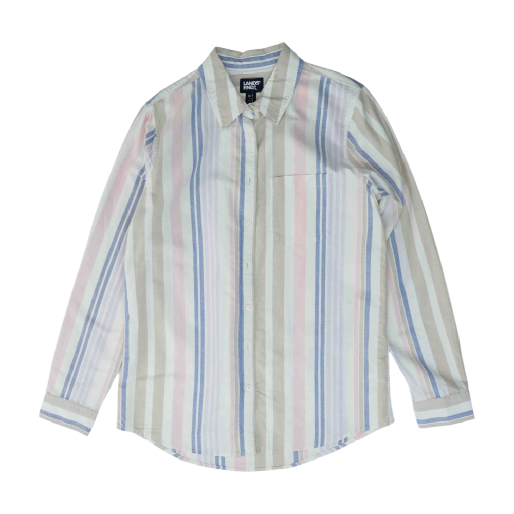 Multi Tall Striped Button Down