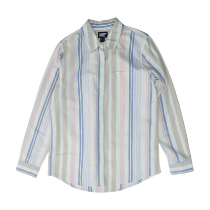 Multi Tall Striped Button Down