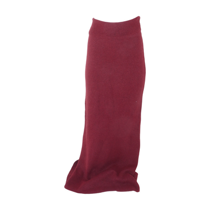 Maroon Maxi Skirt