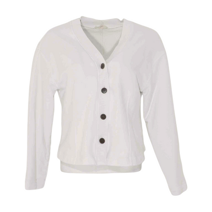 White Cardigan Sweater