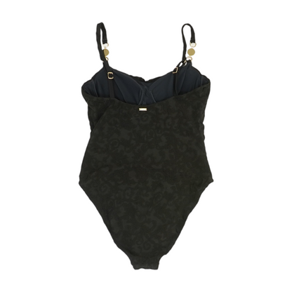 Black Print One-Piece