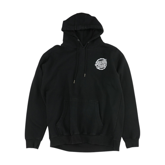 Black Solid Hoodie Pullover